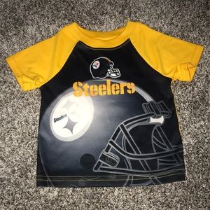 Steelers Unisex NFL Team Apparel lightweight T-Shirt Size 12 Months Like New